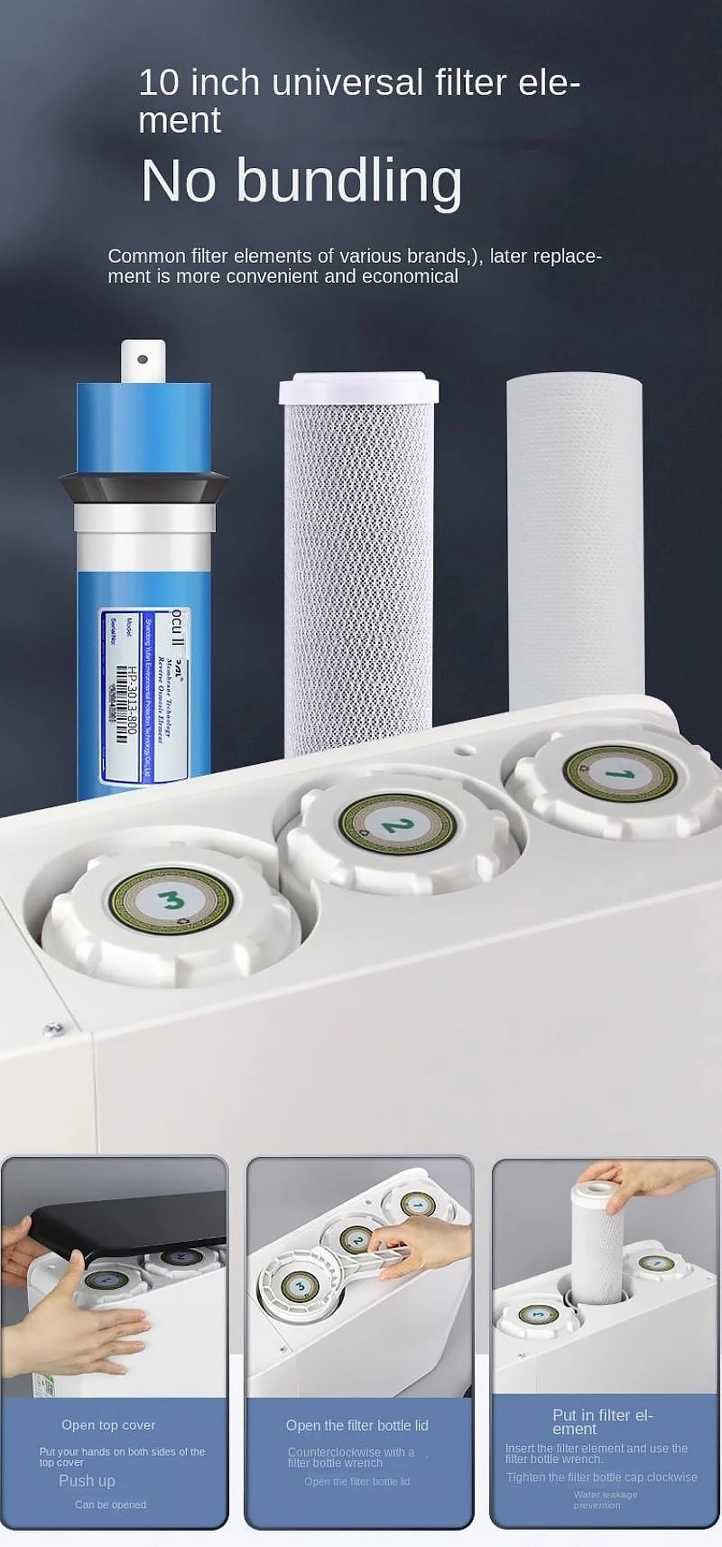 Reverse osmosis household water purifier Reverse osmosis household water purifier